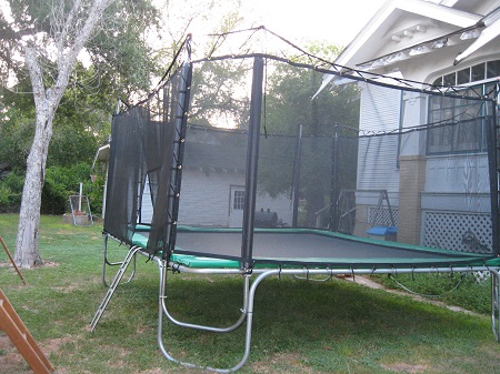 15x17 Texas Extreme Trampoline W/Texas Cage Encl.