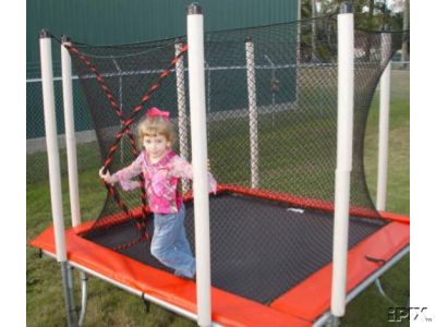 8X8 ADULT TRAMPOLINE W/ENC