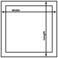 Square Frame Pad